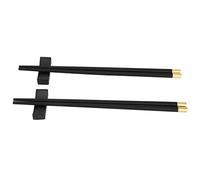 Qudinip Ensemble de Baguettes de Style Chinois avec Incrustation en Cuivre pour la Maison et le Restaurant, 5 Paires de Vaisselle Réutilisable, Cadeau (Deux paires de bois de santal violet (avec)