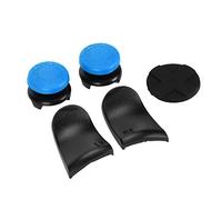 Qudinip Ensemble de Capuchons de Poignée de Pouce 5 en 1, Couvercle de Joystick Antidérapant Durable, Rallonge de Gâchette L2 R2 pour Manette, Accessoire pour Joueurs, Matériau ABS et Silicone