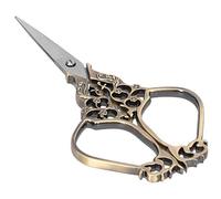 Qudinip Ensemble de Ciseaux de Couture Bricolage, Ciseaux D'artisanat Classiques Vintage pour la Couture et la Broderie, Conception Ergonomique, 12 Cm/4,7 Pouces, Acier Inoxydable Durable (Bronze)