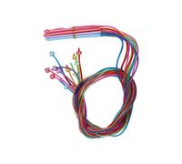 Qudinip Ensemble de Crochets, 12 Pièces, Outils de Tricot en Plastique Lisse pour le Tissage de Tapis Afghans, Enfants et Adultes