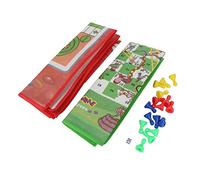 Qudinip Ensemble de Jeu de société avec échelle D'échecs Volante 2 en 1, Jeu Amusant pour Les Réunions de Famille, Voyage, Camping, Sac de Rangement Léger