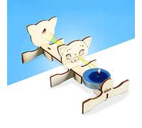 Qudinip Ensemble de Jouets éducatifs D'imagerie à Petits Trous Bricolage pour Expériences Scientifiques, Cultiver la curiosité et Les Compétences d'apprentissage des Enfants, Matériel en Bois, 4