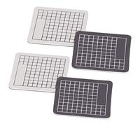 Qudinip Ensemble de Mini Tapis de Découpe 4 Pièces, Tampon de Découpe Durable Auto-réparateur pour L'artisanat du Papier, Taille 6 X 6 Cm, Idéal pour les Artistes et les Artisans