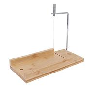 Qudinip Ensemble de Moules à Savon de 1200ml, avec -bambou et Doublure en Silicone, pour Bricolage, Outil de Cuisine pour la Fabrication du Savon et du Pain