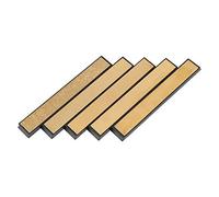 Qudinip Ensemble de Pierres à Aiguiser les Couteaux, 5 Pièces, Pierre à Aiguiser émeri, Premium 80-2000 pour Outils de Cuisine et de Travail du Bois 23x160mm