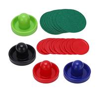 Qudinip Ensemble de Poussoirs de Hockey sur Table, Kit Durable Multicolore pour Une Expérience de Jeu Compétitive avec Un Design Confortable et Une Flanelle épaisse