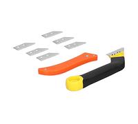Qudinip Ensemble de Scie à Main Coudée avec Lames Durables pour un Nettoyage Efficace des Joints de Carrelage dans les Zones Difficiles D'accès, Comprend 2 Couteaux à Joint et 6 Lames Supplémentaires