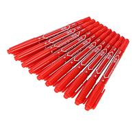 Qudinip Ensemble de Stylos Marqueurs, Marqueurs Colorés à Double extrémité à Séchage Rapide pour le Dessin et L'esquisse-10 Pièces de Stylos D'art en Plastique, 5,5 Pouces (Rouge)