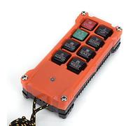 Qudinip Ensemble de Télécommande Industrielle sans Fil H21 E1C, émetteur et Récepteur étanche à 8 Boutons pour Les Opérateurs de Machines Lourdes (26-635V)