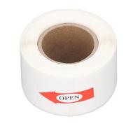 Qudinip Étiquette de Câble Thermique, Papier Autocollant Durable Résistant à L' et étanche pour L'ingénierie de la Communication par Fiber, 100 Pièces 25x38mm (Blanche)
