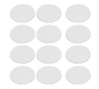 Qudinip Étiquette de Carte NFC Ronde, Puce Réinscriptible étanche pour et TagMo avec Mémoire de 504 Octets en PVC 25mm, 30 Pièces