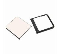 Qudinip Étui à Rabat pour Razr 40, Ultra Fin, Résistant aux Chocs, Anti-Rayures, écran Pliable pour Un Usage Quotidien, Cuir Synthétique (Motif Litchi Bicolore Blanc)