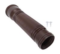 Qudinip Extension de Dispersion de la Gouttière de Pluie, Extension de Drain Extensible Flexible Extender avec Gardien de Démarrage pour Tuyau de Descente Extérieur 20-59 Pouces (Brun)