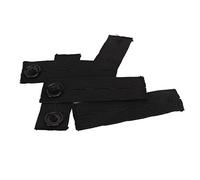 Qudinip Extensions de Ceinture élastiques Réglables, 5 Pièces, Extension de Boutons de Pantalon en Coton Doux pour Hommes et Femmes, Confort Pendant la Grossesse