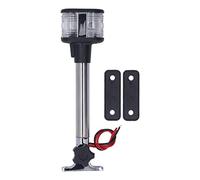 Qudinip Feu D'ancrage, Feu de Navigation LED Résistant à la Corrosion en Aluminium et Acier Inoxydable pour Bateau de Pêche de Yacht, avec DC 12 V 24 V