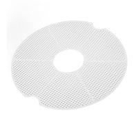 Qudinip Feuilles de Filet pour Déshydrateur Alimentaire, Silicone Durable, Conception Antiadhésive, Parfaites pour Sécher les Fruits et Légumes, qualité Alimentaire, Blanc, 1 unité