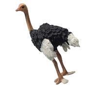 Qudinip Figurine D'autruche Réaliste, Modèle de Jouets d'animaux Sauvages Réaliste avec Conception Inspirée de L'encyclopédie, pour Le Jeu éducatif et L'apprentissage des Enfants