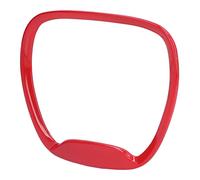 Qudinip Garniture Décorative de Volant Autocollante élégante pour Challenger 2015-2019 et 2014-2019 Matériau ABS 1 Pièce (Rouge)