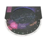 Qudinip Guide de Carte des étoiles pour Les Amateurs D'astronomie, Accessoire de Télescope à Direction Rotative pour L'observation du Ciel Nocturne, Idéal pour Une Latitude Nord de 30 à 50 Degrés