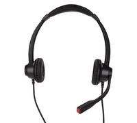 Qudinip H390D-RJ9-MVA Casque de Bureau Casque Téléphonique Filaire Antibruit pour Centre D'appels Business Noir 1 unité