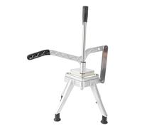 Qudinip Hachoir à Légumes Commercial, frites en Alliage D'aluminium avec 3 Lames de Rechange et Bloc Poussoir, pour Restaurants et Cuisine à Domicile