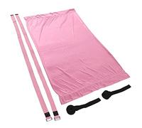 Qudinip Hamac de Yoga Balançoire Aérienne Flexible pour Usage Domestique Coton Polyester Confortable 2 Unités (Rosâtre)