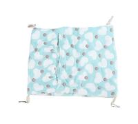 Qudinip Hamac pour Petits Animaux de Compagnie, Lit Suspendu de Style Enveloppe Chaude pour Hamsters et Lapins, Matériau Polaire Confortable, 1 unité (Aimer Le Vert)