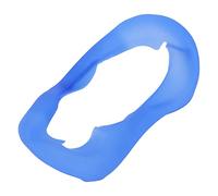 Qudinip Housse de Visage en Silicone VR pour 2, Coussin Lavable, Résistant à la Transpiration, Résistant à la Lumière, pour Une Expérience de Jeu (Bleu foncé)