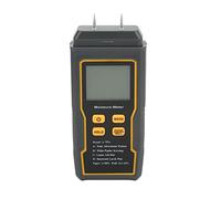 Qudinip Humidimètre Numérique à Broche, 4 Modes de Mesure, écran LCD rétroéclairé, Mise Hors Tension Automatique avec Fonction D'arrêt Intégrée pour Sol en Papier et Bois (4 sondes)