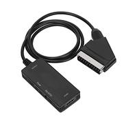 Qudinip Interface Multimédia HD vers Convertisseur Péritel, Adaptateur AV Compact et Polyvalent pour Projecteur de Moniteur HDTV