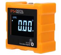 Qudinip Jauge D'angle Numérique avec Inclinomètre Magnétique pour une Mesure Précise de L'angle et de L'inclinaison, Résistant à L'eau IP54, Grand écran LCD 2"