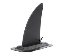 Qudinip Jeu D'ailerons de Planche de Surf de qualité pour Toutes Les Planches de Surf, Boucle D'insertion en PVC Noir, Type 4 Unités
