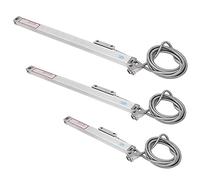 Qudinip Jeu de Balances Linéaires 2AE/3AE de Haute Précision pour des Mesures de Précision dans les Ateliers de Travail des Métaux, Construction en Alliage D'aluminium Durable, 3 Règles Incluses