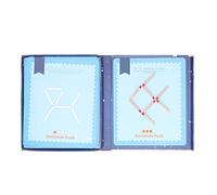 Qudinip Jeu de Concentration de Puzzle D'Allumettes pour Enfants, Entraînement Logique éducatif Amusant pour Les Tout-Petits, 25 Cartes et 30 Allumettes en Bois, Parfait pour Les Jeux en Famille
