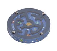 Qudinip Jeu de Labyrinthe D'équilibre, Puzzle éducatif Double Face pour Enfants, Planche de Labyrinthe à Boules en Bois Portable (Ciel Bleu)
