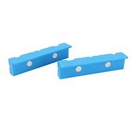 Qudinip Jeu de Mâchoires D'étau, 2 Pièces, Bleu Clair, Coussinets de Protection ABS Durables pour le Serrage du Bois, du Métal et du Plastique, 5,5 Pouces