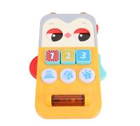 Qudinip Jouet de Simulation de Téléphone pour Enfants avec des Sons Réalistes et des Jeux éducatifs pour Les Tout-Petits âgés de 1 à 3 Ans, Portable et en Plastique sans Danger pour Les Enfants,