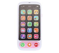 Qudinip Jouet de Téléphone Portable pour Enfants, Téléphone Musical avec Sons de Musique, Téléphone Portable d'apprentissage Interactif Multifonction pour Tout-Petits Bébés Enfants (Rose)