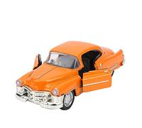 Qudinip Jouet de Voiture de Simulation en Alliage 1:32 avec Son et Lumière pour Enfants, Fonction de Retrait, Design Cool et à la Mode (Orange)
