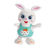 Qudinip Jouet Lapin Dansant, Lapin électrique Interactif avec Un Design et Une Musique Lumineux, pour Le Jeu et Le Développement Cognitif des Enfants