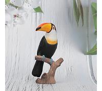Qudinip Jouet Modèle Animal Réaliste, Simulation de Toucan pour Enfants en Plastique ABS avec Matériau Sûr et, pour la Décoration de la Maison, pour Enfants