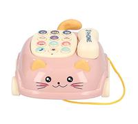 Qudinip Jouet Téléphonique Multifonction pour Le Développement Précoce du Langage - Téléphone d'apprentissage coloré pour Les Tout-Petits - Design en Plastique Durable - Cadeau Parfait pour Les