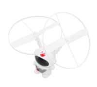 Qudinip Jouet Volant à Induction D'astronaute, Design Intelligent et Cool pour en Intérieur, Plastique Léger, 1 unité (Blanche)