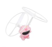 Qudinip Jouet Volant à Induction D'astronaute, Design Intelligent et Cool pour en Intérieur, Plastique Léger, 1 unité (Rose)