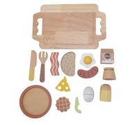 Qudinip Jouez à de la Fausse Nourriture, Ensemble de Simulation éducatif pour Enfants en Bas âge avec Batterie de Cuisine Simulée, Jouets de Cuisine pour Cadeau d'anniversaire, Jeu de