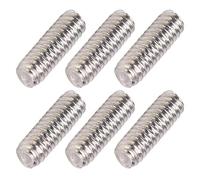 Qudinip Kit D'assortiment de Vis de Réglage, 50 Pièces, Vis sans Tête en Acier Inoxydable A2-70, Attaches Durables pour la Réparation à Domicile (Quoi*je)