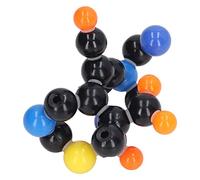 Qudinip Kit de Modèle de Structure Moléculaire Outil éducatif de Liaison Proportionnelle pour L'apprentissage de la Chimie Organique et Inorganique 57 Boules 40 Liaisons Simples 10 Liaisons Doubles