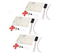 Qudinip Kit de Modèle de Ventilateur électrique en Bois Bricolage, Jouet Scientifique éducatif et Amusant pour Les Enfants, Cultiver Les Compétences de Réflexion et de Coordination, Matériau en Bois
