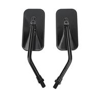 Qudinip Kit de Rétroviseur de Moto, Vision Grand Angle Réglable et Durable pour une Conduite en Toute sécurité, Convient aux Amortisseurs de Pare-chocs de 38 Mm, 2 Unités (Noire)