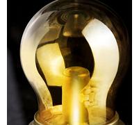 Qudinip Lampe à Lueur Douce en Forme D'ampoule de Nuit Rechargeable par